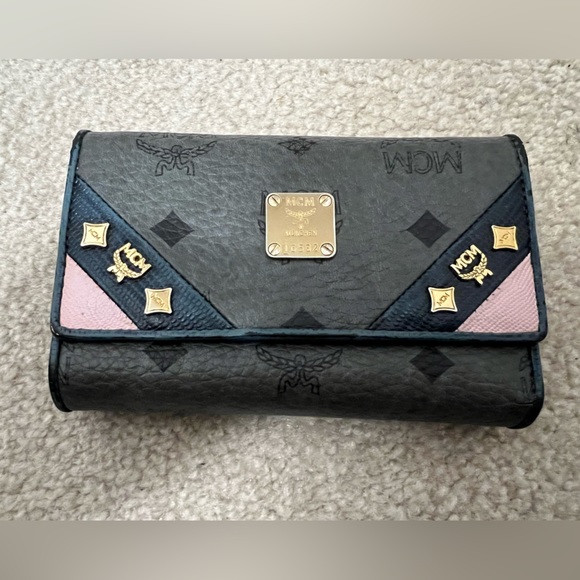Authentic M C M trifold wallet - Picture 1 of 13